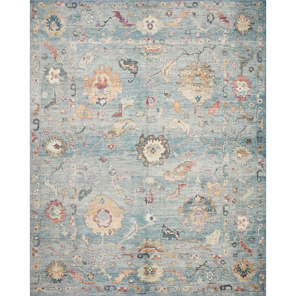 Loloi Margot Denim / Multi 2 ft. x 5 ft. Traditional Accent Rug