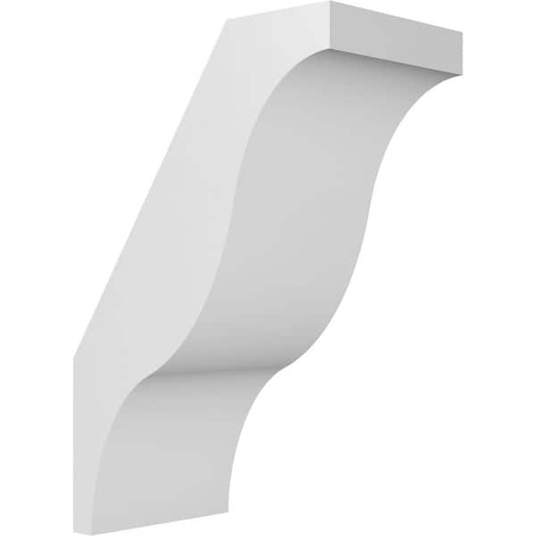 Ekena Millwork Funston 5 in. x 12 in. x 8 in. Architectural Grade PVC Knee Brace