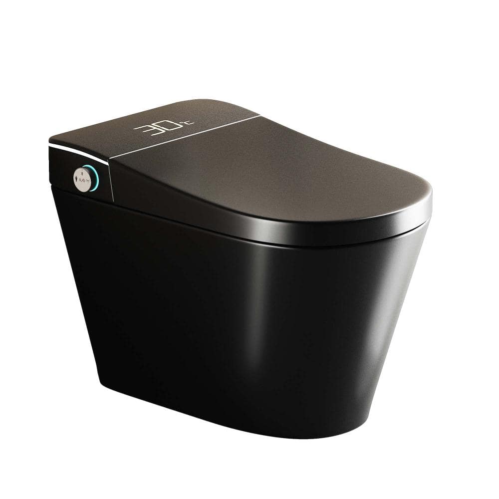 1.28 GPF Flush One Piece Toilet in Black with Bidet Built In, Dryer and Warm Water price history on PriceWatchPro