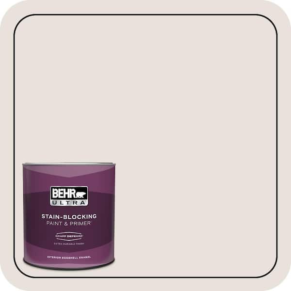 BEHR ULTRA 1 qt. #N180-1 Barely Brown Extra Durable Eggshell Enamel Interior Paint & Primer