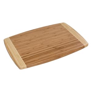 Extra-Large 18 in L x 12 in W Rectangle Bamboo Burnished Cutting Board