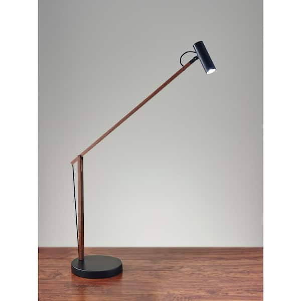 Adesso ADS360 Crane 32 in. Integrated LED Black Desk Lamp AD9100