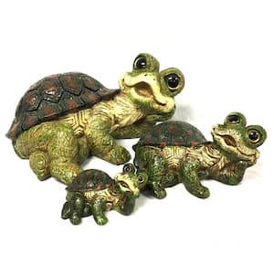 7 in. H Whimsical Turtle Rain Gauge Home and Garden Figurine