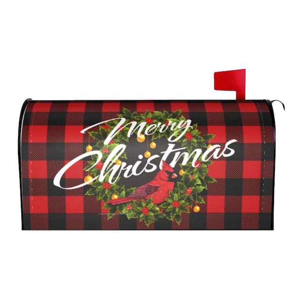 Christmas Wreath Mailbox Cover
