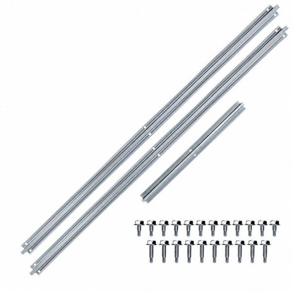 16 ft. Garage Door Bracket Strut, Steel Garage Doors Reinforcement Bracket, Double Door Garage Replacement