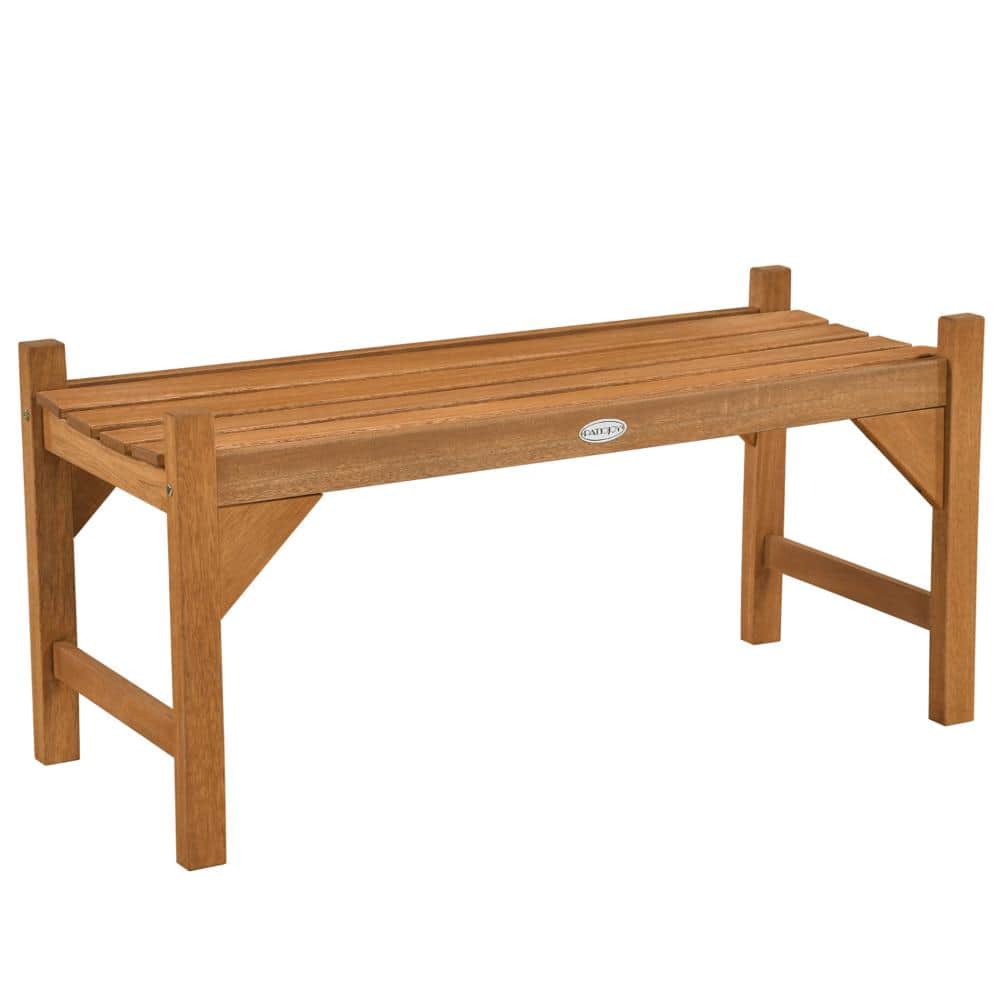 39.5 in. Solid Hardwood Outdoor Bench with Slatted Contoured Seat price history on PriceWatchPro