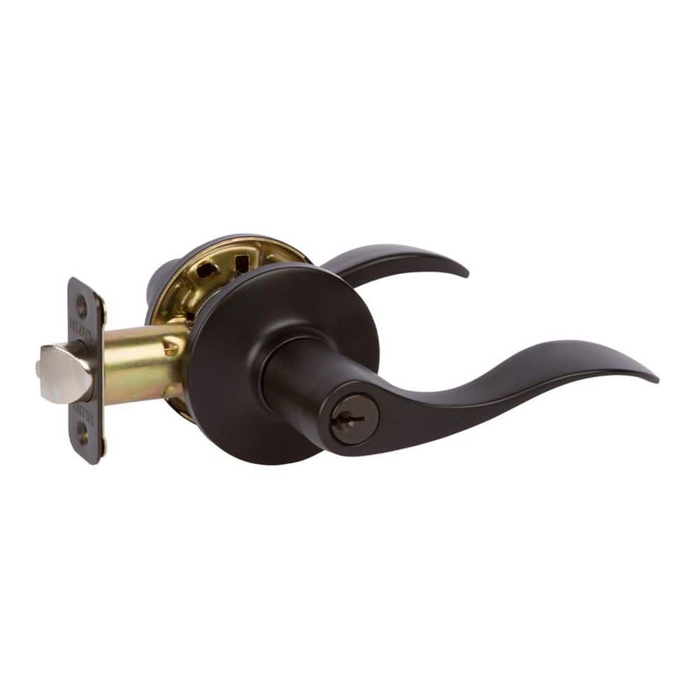 Delaney Push Button Logan Entry Door Lever in Matte Black price history on PriceWatchPro