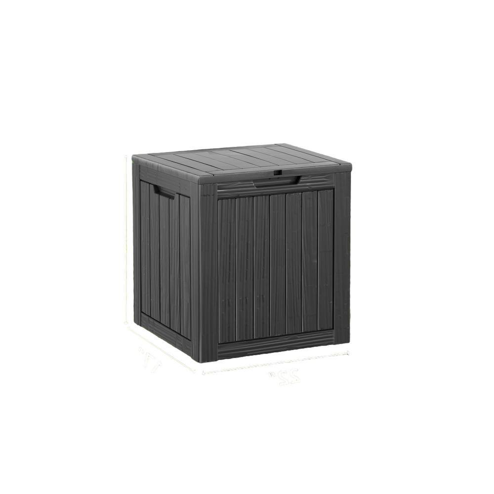 30 Gal. Black Outdoor Resin Waterproof Deck Box with Lockable Lid price history on PriceWatchPro