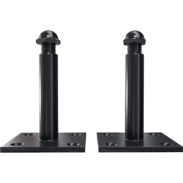 SteelTek Shutter Dog Post (Sold as Pair), 304 Stainless Steel, Powder Coated Black