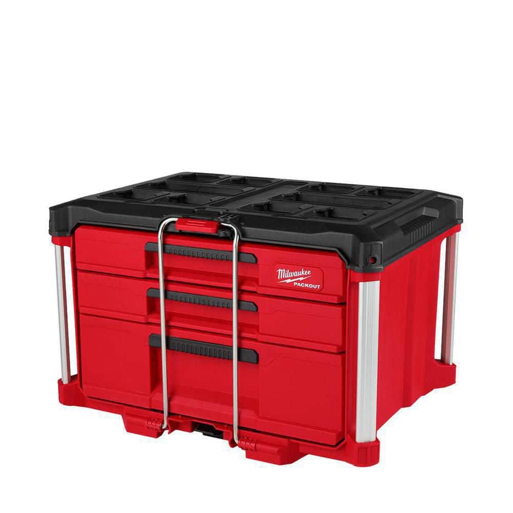 Milwaukee PACKOUT 22 in. Modular 3-Drawer Multi Drawer Tool Box