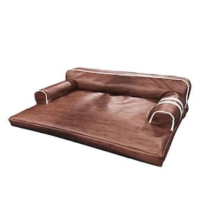 K1 Wickman Large Brown 2-in-1 Dog Sofa Bed for All Season