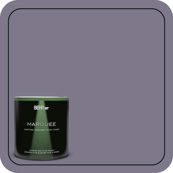 BEHR MARQUEE 1 qt. #N560-5 Solitaire Semi-Gloss Enamel Exterior Paint & Primer