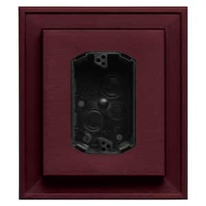 7 in. x 8 in. #078 Wineberry Electrical Mounting Block