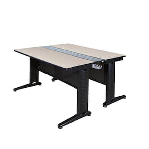 Fusion Maple 48 in. x 58 in. Benching Station