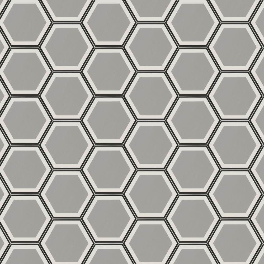 Take Home Sample - Hensly Hive 9 in. x 10 in. Matte Porcelain Floor and Wall Tile price history on PriceWatchPro
