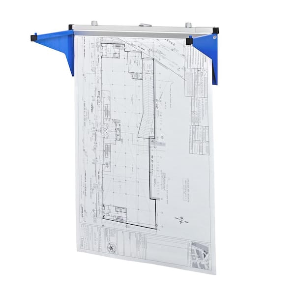 AdirOffice 24 in. x 36 in. Large Document Protection Blueprint Plan Holder  (2-Pack) PS2436-2PK - The Home Depot