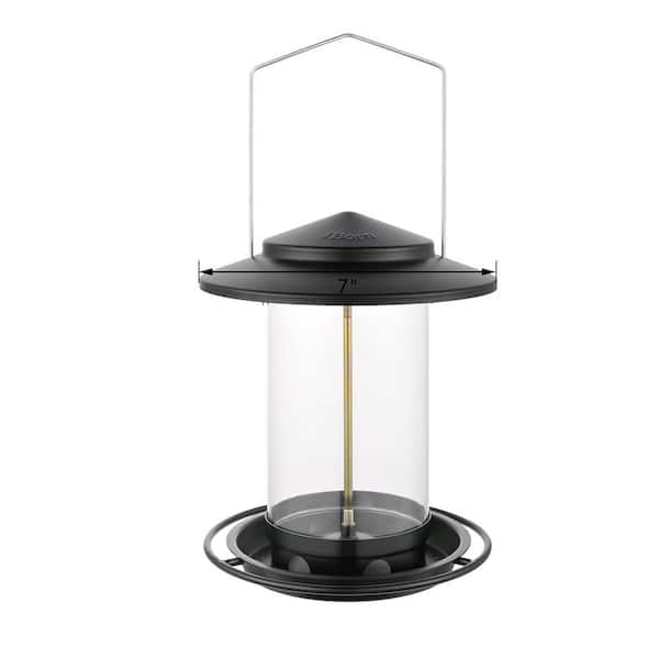 Unbranded Bird Feeder for Outside Hanging Black Metal Wild Bird Feeders for Cardinal Seed Feeder