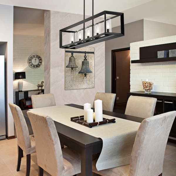 Smyth 5-Light Black Linear Pendant