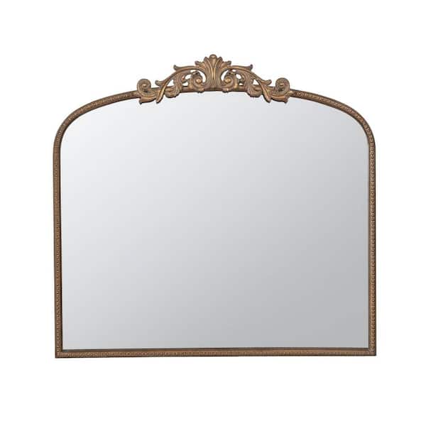 Unbranded 40 in. W x 31 in. H Rectangular Iron Framed Wall Mount Modern Decor Bathroom Vanity Mirror