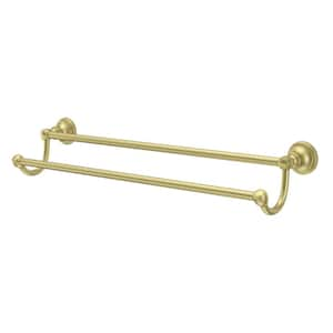 Tisbury 24 in. Double Towel Bar in Brushed Gold