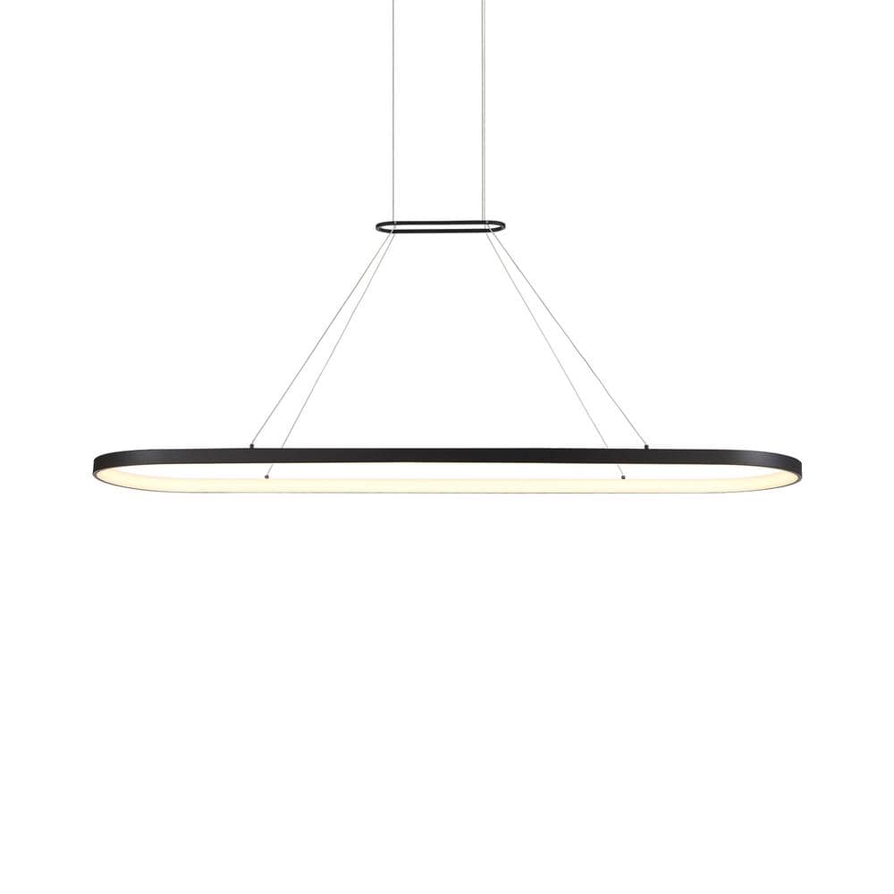 Eerie 59" Black Aluminum LED Pendant Light