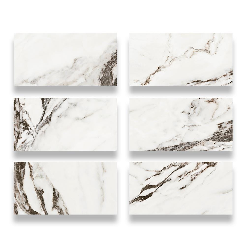 Large Gray and White Porcelain Rectified Tile for Indoor/Outdoor Use