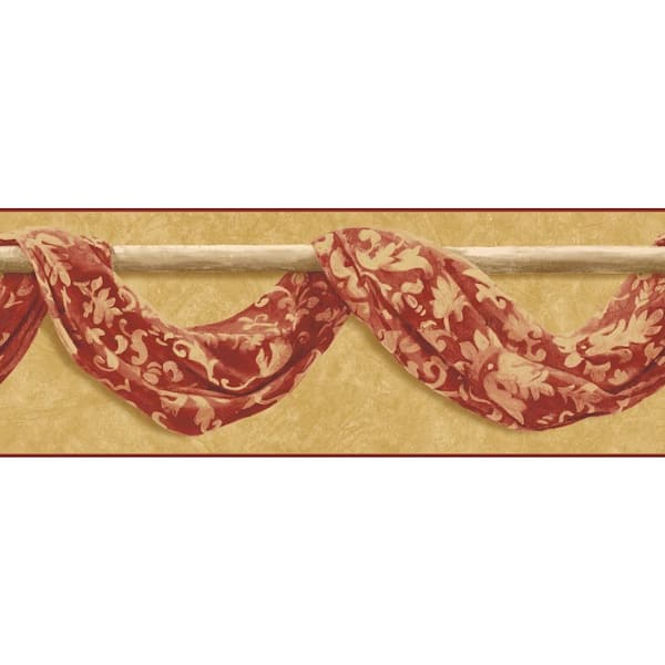 York Wallcoverings Inspired By Color Swag Wallpaper Border