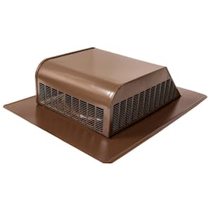 Slant Back Galvanized Steel Roof Vent 50 sq. in. Net Free Area in Brown