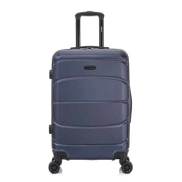 DUKAP Sense Lightweight Hardside Spinner Luggage 24 in. Blue