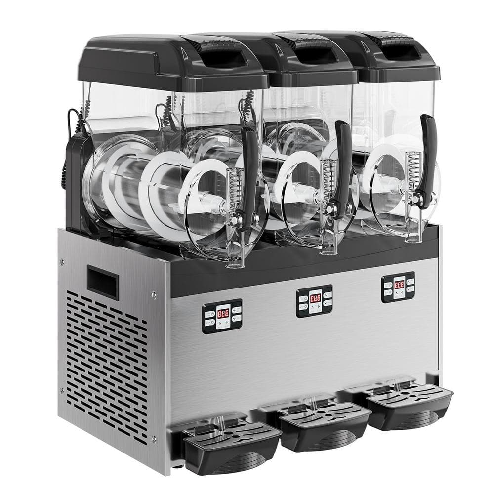 1218 oz. Commercial Slushy Machine 12L x 3 Tanks 1450W Frozen Drink Maker Margarita Snow Cone Machine price history on PriceWatchPro