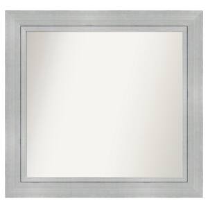 Romano Silver 37.25 in. x 35.25 in. Custom Non-Beveled Wood Framed Batthroom Vanity Wall Mirror