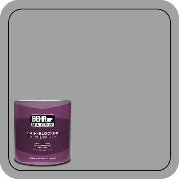 BEHR ULTRA 1 qt. #710F-4 Sage Gray Extra Durable Eggshell Enamel Interior Paint & Primer
