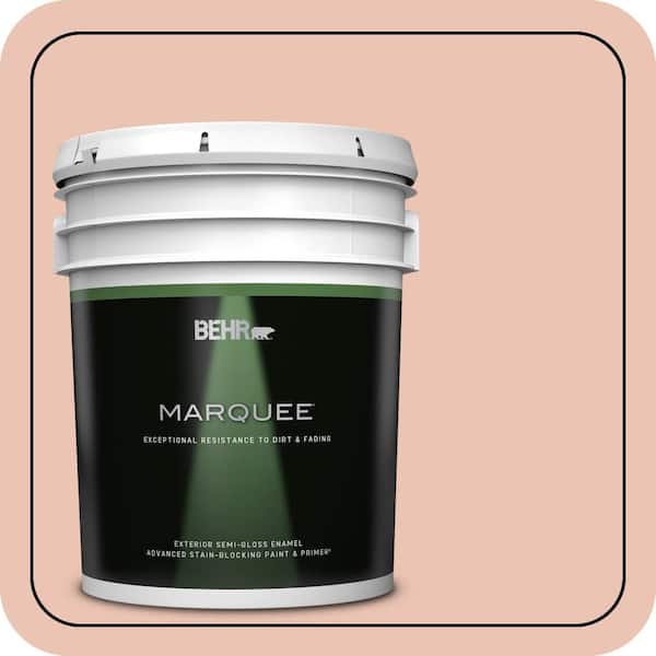 BEHR MARQUEE 5 gal. Home Decorators Collection #HDC-CT-14 Coral Coast Semi-Gloss Enamel Exterior Paint & Primer