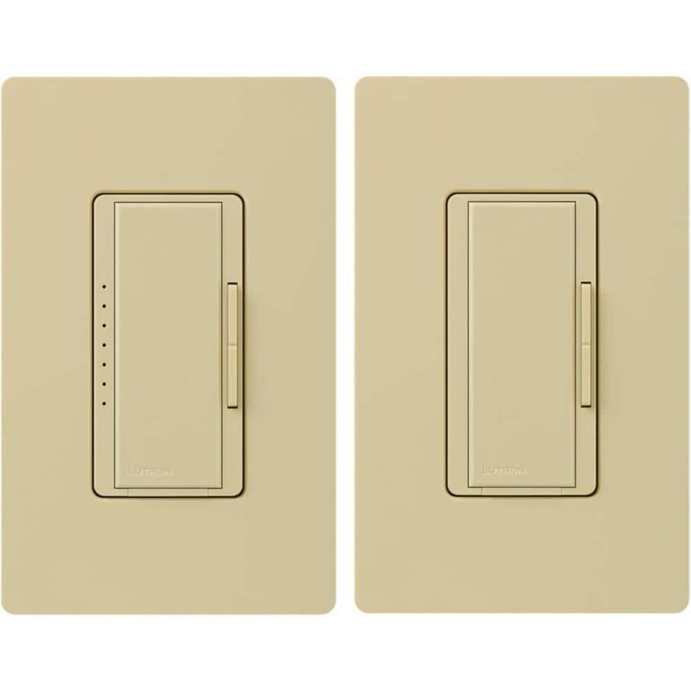 Maestro LED+ Tap Dimmer Switch Kit with Companion Switch, 150W LED/3-Way or Multi-Location, Ivory (MACL-153M-RHW-IV) price history on PriceWatchPro