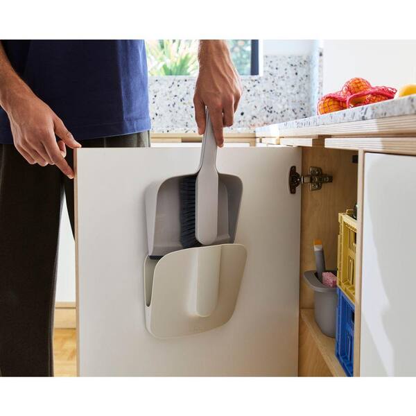Joseph Joseph Cleantech Wall-Mounted Dustpan & Brush 65007 - The