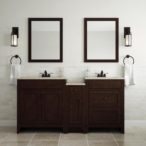 Framed Vanity Mirror In Java M2430 Jvm, Home Depot Bathroom Cabinets With Mirror
