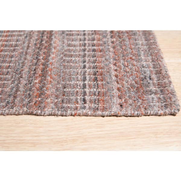 Multi-Colored Hand Knotted Wool Modern Modern Loom Rug, 2' x 4', Area Rug
