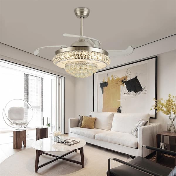 luz リング luzury HAIXIANG Crystal Glam Chandelier LED Ceiling Light Living