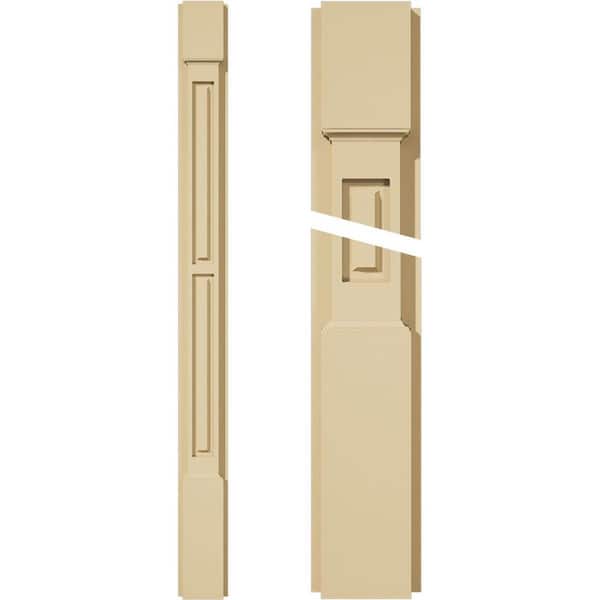 Ekena Millwork 2 in. D x 4 in. W x 48 in. L Primed Polyurethane Pilaster 1-Pack