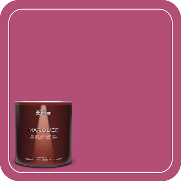 BEHR MARQUEE 1 qt. #P120-6 Diva Glam Matte Interior Paint & Primer