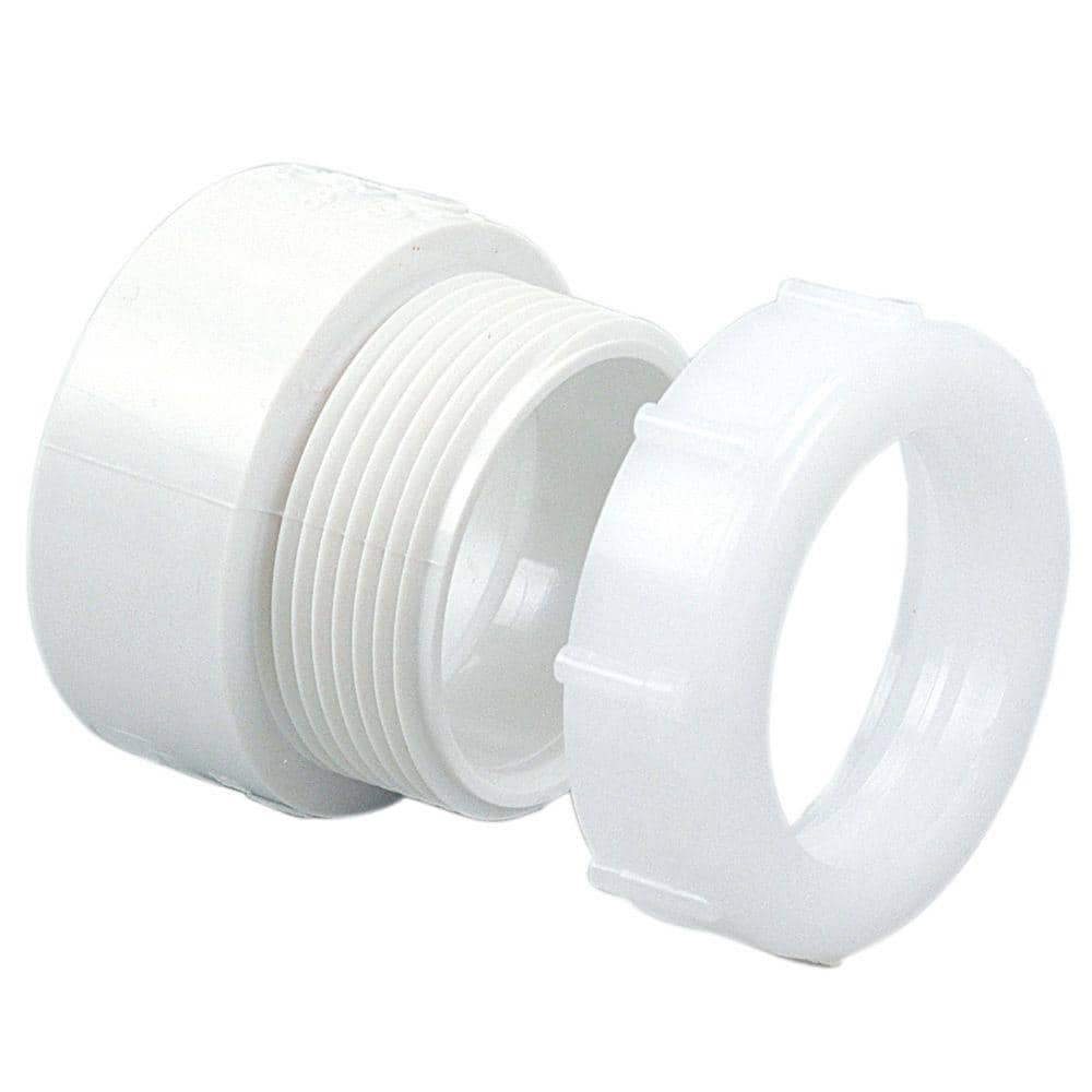NIBCO 2 in. PVC DWV Trap Adapter Fitting C48017HD2 - The Home Depot