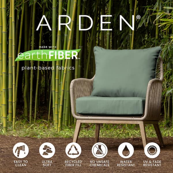 ARDEN earthFIBER Outdoor Deep Seat Set 24 in. x 24 in ARDEN earthFIBER Outdoor Deep Seat Set 24 in. x 24 in