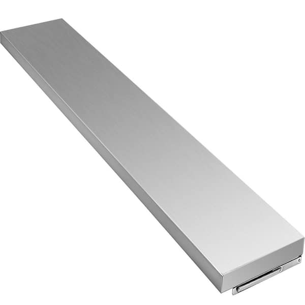 SVOPES 6 ft. Concession Window Shelf, 70.9 x 11.4 x 1.8 in. Stainless Steel, Durable Serving Shelf for Kitchens, Silver