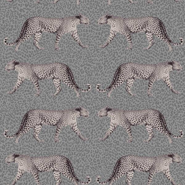 Fine Decor Glamorous Charcoal Leopard Wallpaper M1495 - The Home Depot