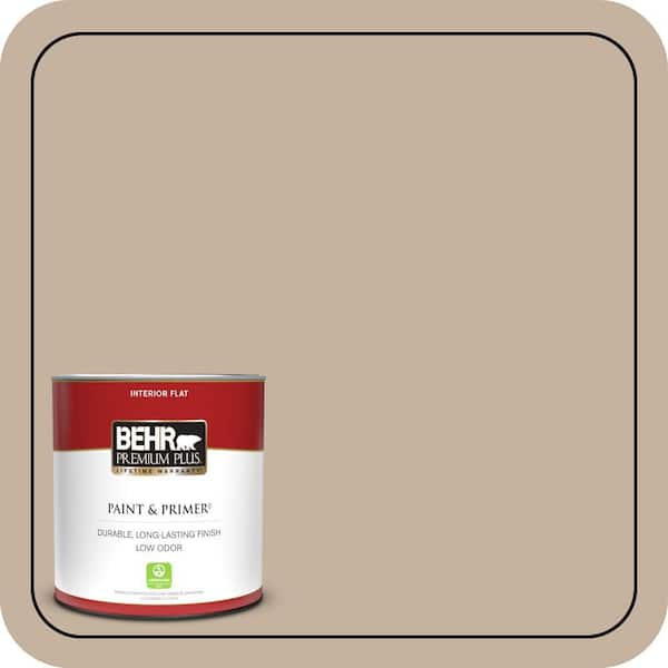 BEHR PREMIUM PLUS 1 qt. #MQ2-32 Mink Haze Flat Low Odor Interior