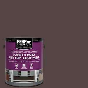 1 gal. #PFC-25 Dark Walnut Textured Low-Lustre Enamel Interior/Exterior Porch and Patio Anti-Slip Floor Paint