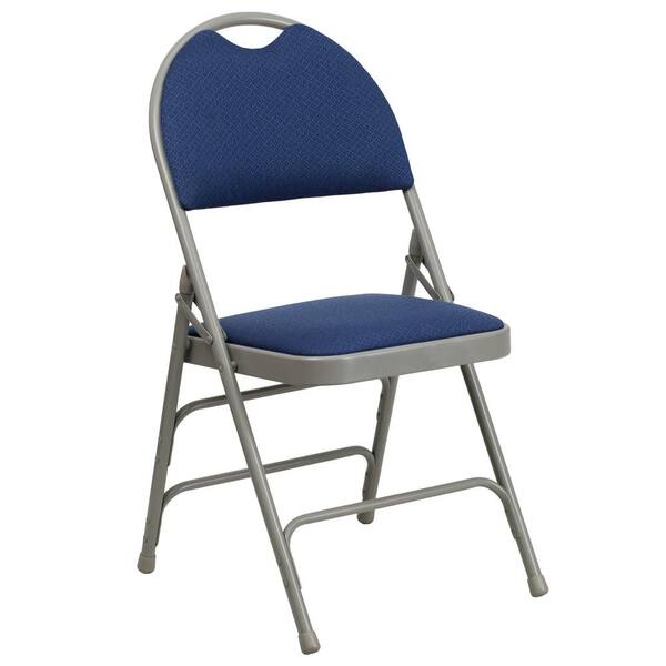 extra wide metal folding chair