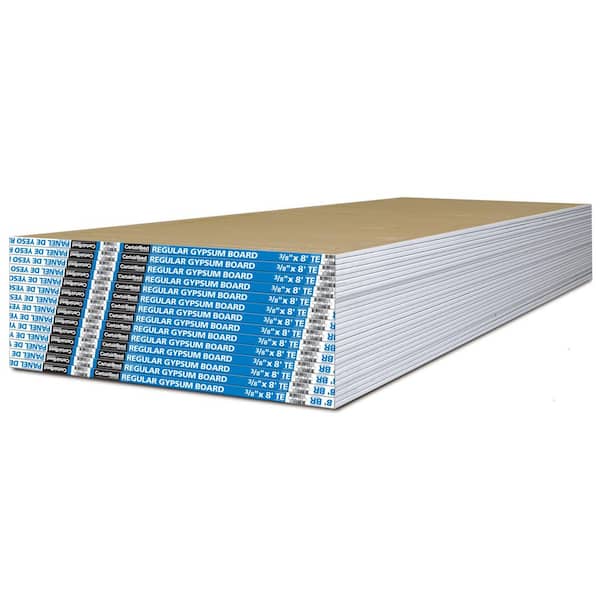 3/8 in. x 4 ft. x 8 ft. Regular Drywall Panel