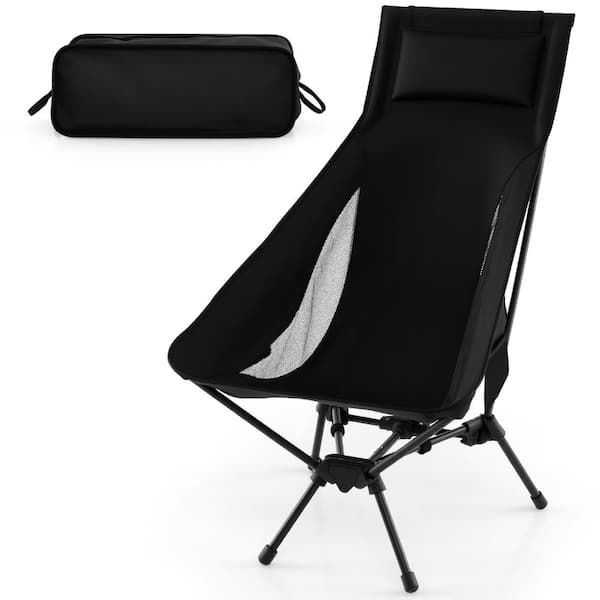 SKONYON High Back Portable Backpacking Chair with Pillow Side