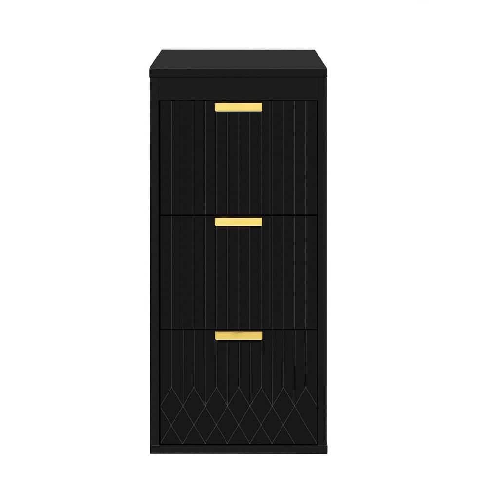 12 in. W x 18 in. D x 26 in. H Black Linen Cabinet with Drawers price history on PriceWatchPro